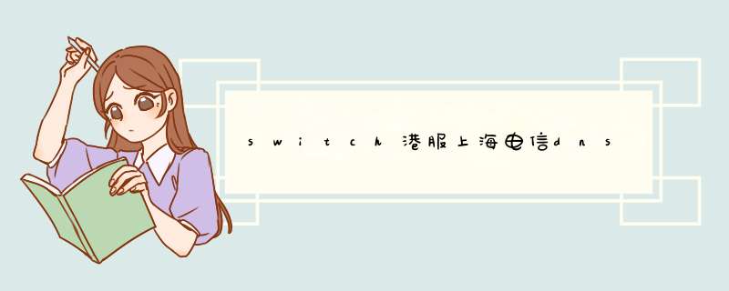 switch港服上海电信dns,第1张